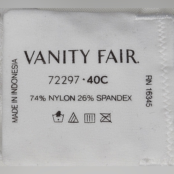 NWOT Vanity Fair Women's Body Shine Full Coverage Wirefree Bra Size 40C - Picture 5 of 5